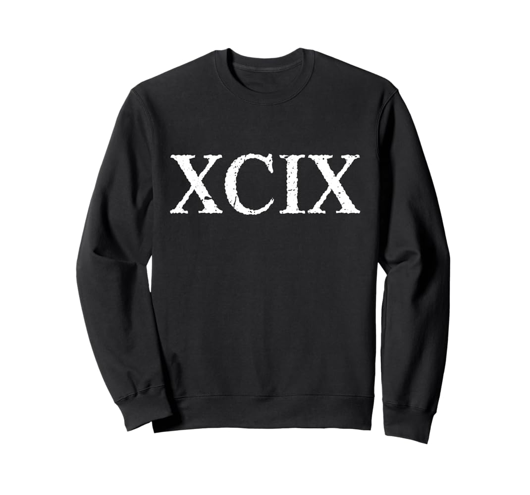 Amazon.co.jp: ローマ数字99 XCIX〜Ninety Nine トレーナー